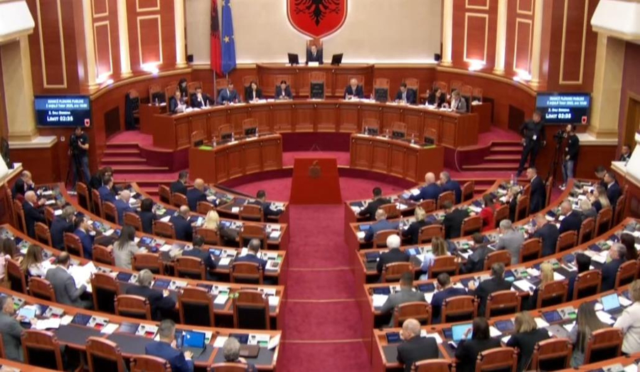 Me forcën e kartonëve mazhoranca miraton programin dhe kalendarin e punimeve  PD largohet nga Kuvendi