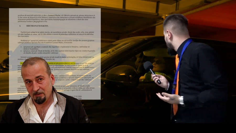 Piranjat  Gazetari kërkoi t i bënte pyetje  gjyqtarja e Shkodrës xhiron gomat e Range Roverit dhe zhduket   