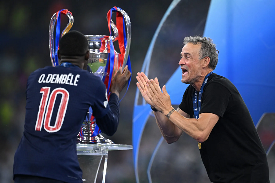 Luis Enrique mbron Dembélé nga kritikat  Luajti shumë mirë