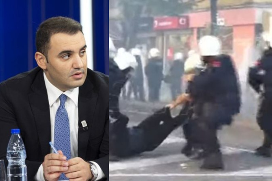 Policia tërheq zvarrë protestuesit  Këlliçi  Akt lufte që Rama u ka shpallur të rinjve 
