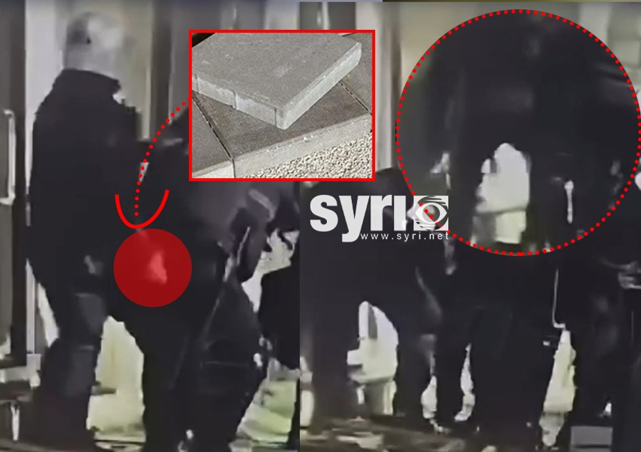 VIDEO  Narkopolicia e Ramës gjuan me pllaka betoni studentët  dhuna ndaj të rinjve nuk njeh kufi