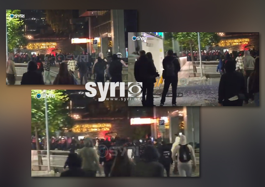 Përshkallëzohet revolta te Kalaja e Tiranës  të rinjtë nuk tërhiqen  godasin narkopolicët me flakadanë