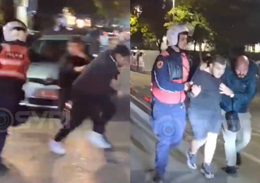 SKANDAL  Dhunë barbare ndaj protestuesve  policët e krimit vazhdojnë me arrestimet në rrugët e Tiranës
