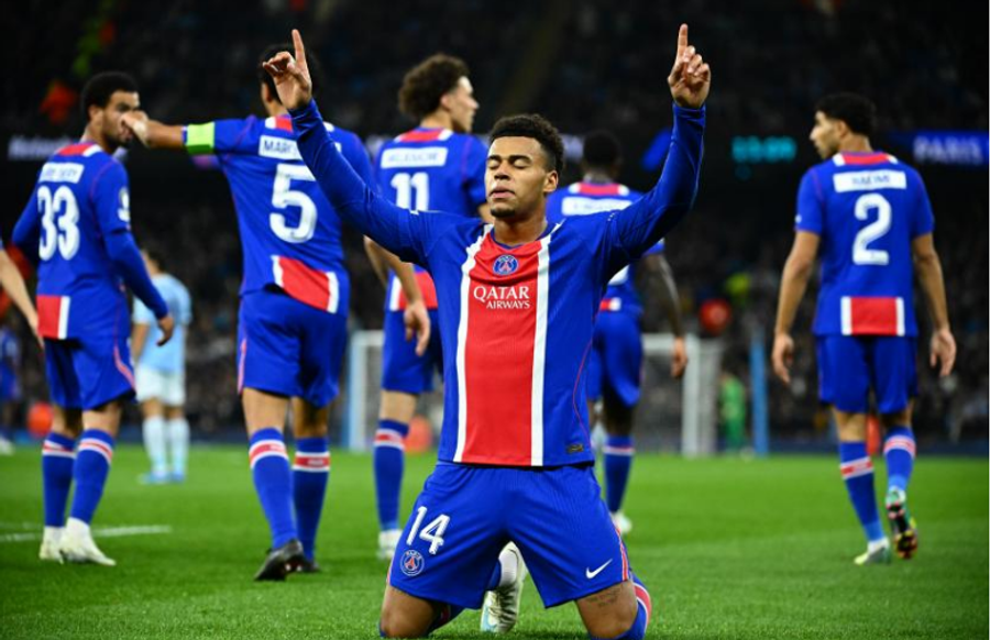 VIDEO  PSG trondit Manchester Cityn në  Etihad   fiton me  poker  golash