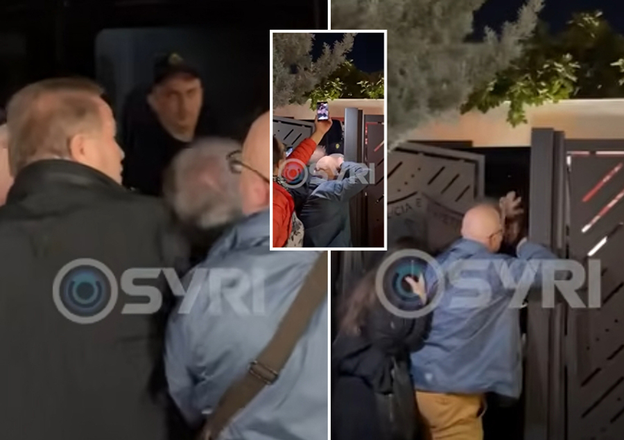 VIDEO  Policia e Ramës dhunon edhe deputetët e PD te komisariati 3