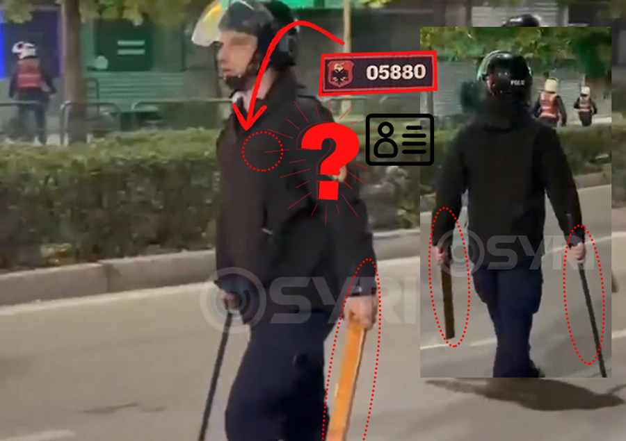 VIDEO SKANDAL  Narkopolicia e Edi Ramës dhunon të rinjtë protestues me shkopa hekuri dhe druri