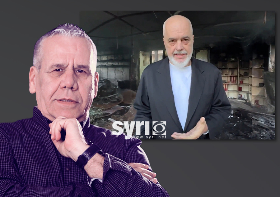 Piktori e nxit djegien dhe rrënimin e Shqipërisë 