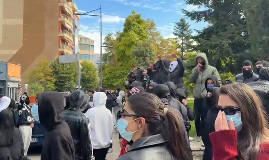  Rama ik   Vijon në Korçë protesta kundër qeverisë