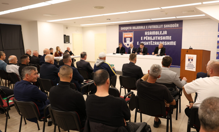Asambleja e Përgjithshme e Jashtëzakonshme  Armir Grima zgjidhet kryetar i Shoqatës Rajonale të Futbollit Shkodër