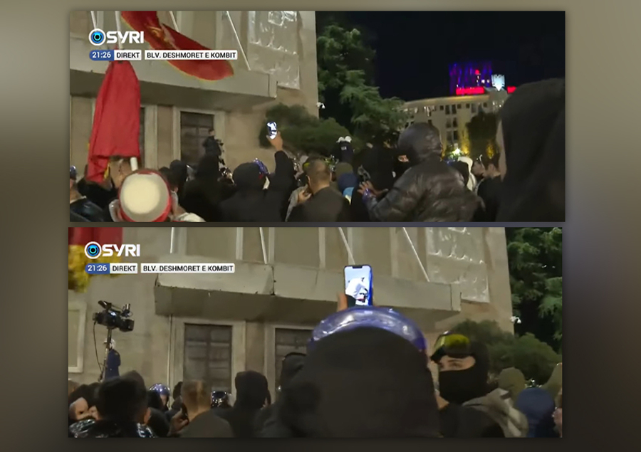 video-protestuesit-pushtojne-kryeministrine