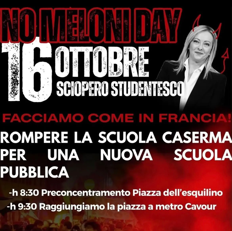 Dhe Italia përfshihet nga protestat e studentëve  mijëra të rinj në rrugë kundër politikave të qeverisë