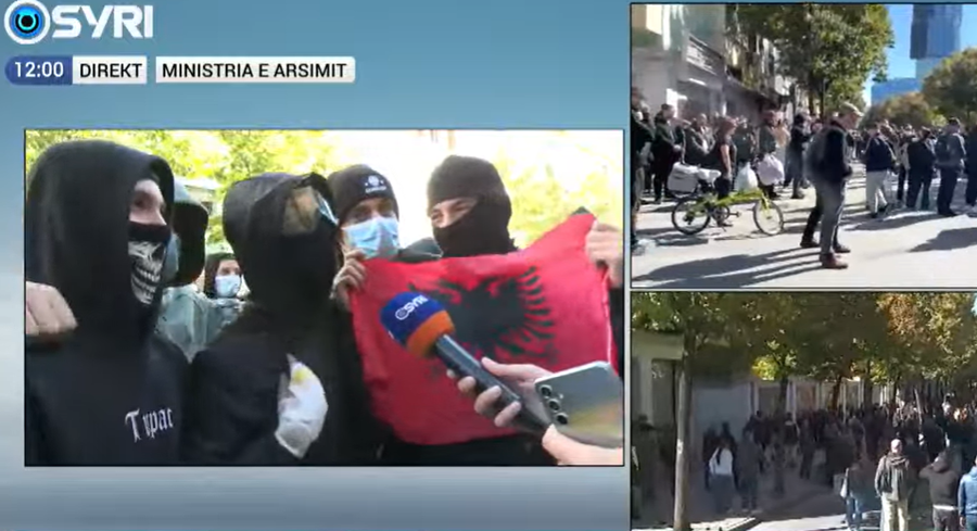 Pa ikur Edi Rama  ne nuk dorëzohemi   Gjimnazistët për SYRI TV  Kemi pasur presione  u përjashtova nga shkolla