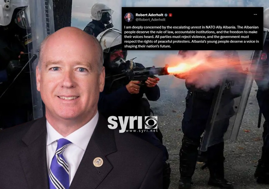  Të rinjtë meritojnë të kenë zërin e tyre   Kongresmeni amerikan  Robert Aderholt reagon për protestën në Shqipëri