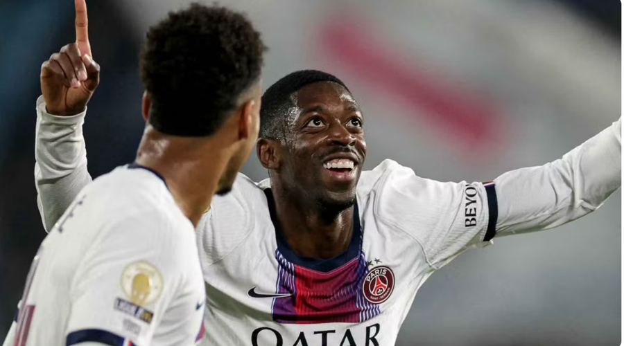 PSG përmbys Strasbourgun me tre gola në pjesën e dytë  Dembélé udhëheq kampionët drejt fitores