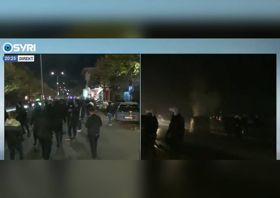 SKANDAL  Narkopolicia e Edi Ramës rrethon selinë e PD  e mbush me gaz lotësjellës