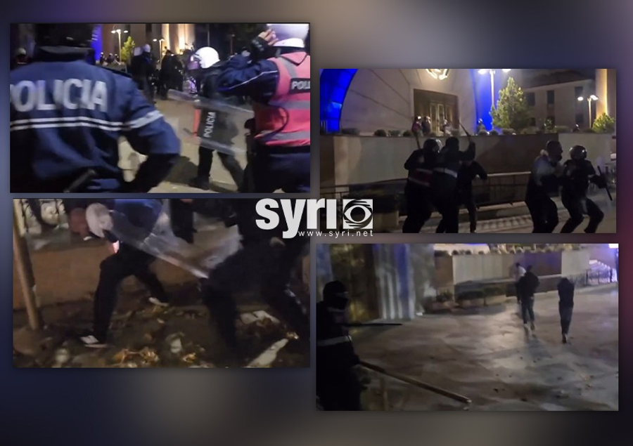 Skandal dhe terror  Policia arrestime e dhunë në oborrin e kishës ortodokse  Pamje të tjera