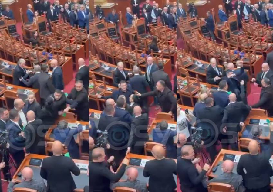 VIDEO  Deputeti i PS e shtyn  Fidel Kreka i përgjigjet  rriten tensionet në seancë