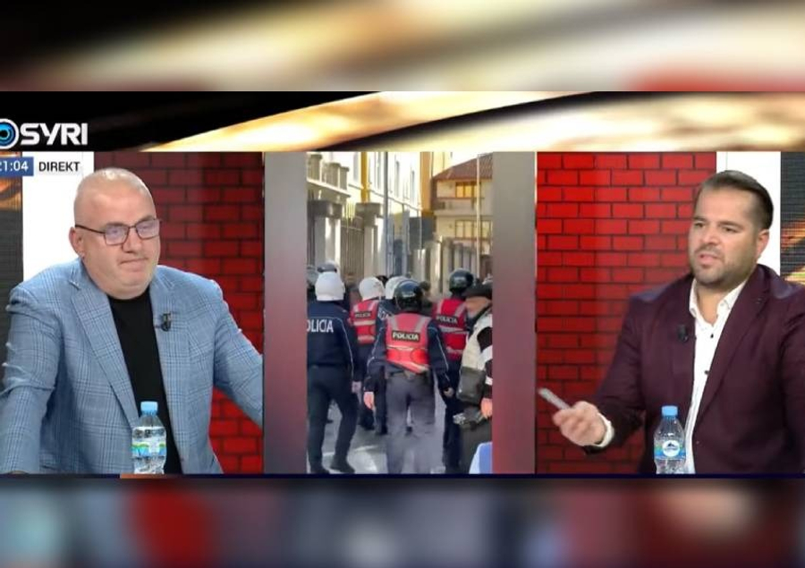  Rama fshihet si skuth     Artan Hoxha e Anri Bala debat në studion e  Çim Peka Live 