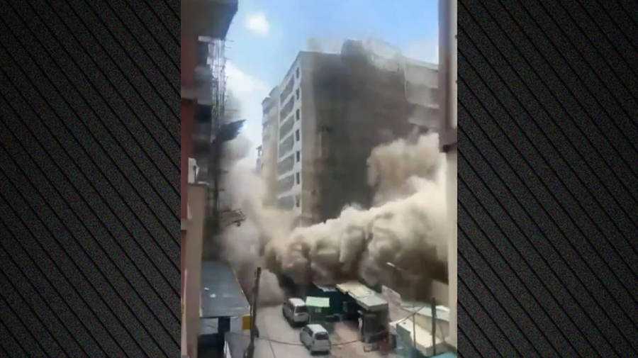 Pamje dramatike në Nairobi  Ndërtesa shumëkatëshe në ndërtim shembet si kullë letrash  VIDEO 
