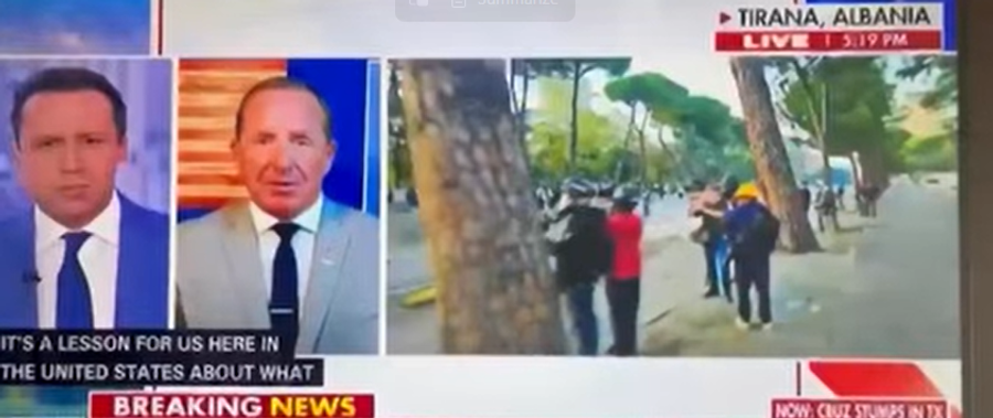 SYRI TV  Mediat e huaja jehonë protestës  Fox News  AP dhe Euronews transmetojnë përplasjet me policinë