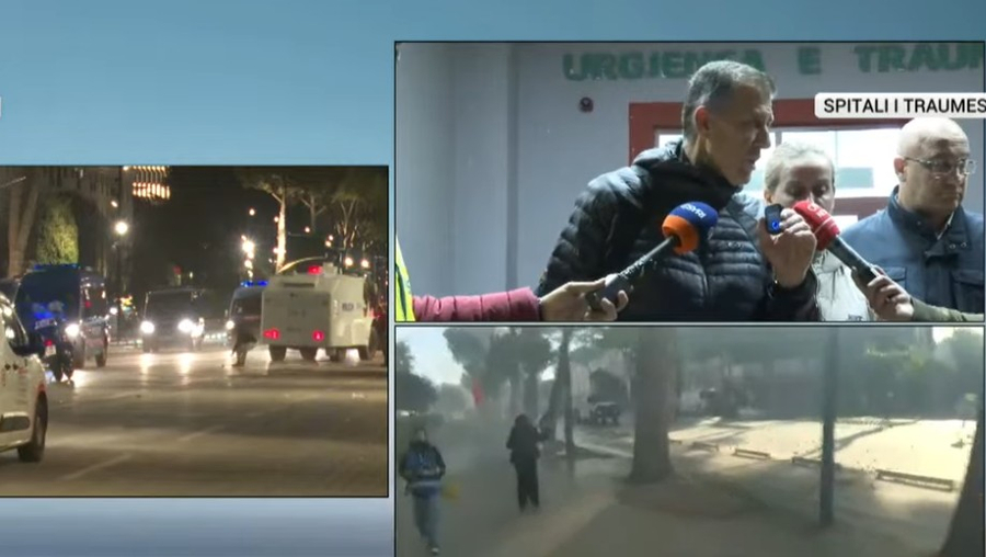 Deputetët e PD te Trauma  17 të plagosur nga dhuna e mercenarëve po ruhen me policë si gestapo