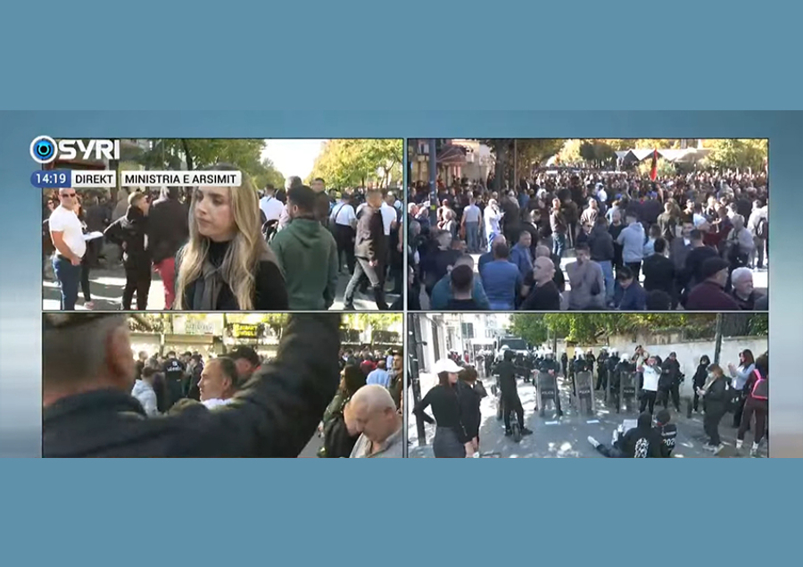  Ju erdhi fundi  dorëheqje    Studentët dhe opozita mbushin Rrugën e Durrësit  jehon protesta kundër Ramës në ditën e 12 të