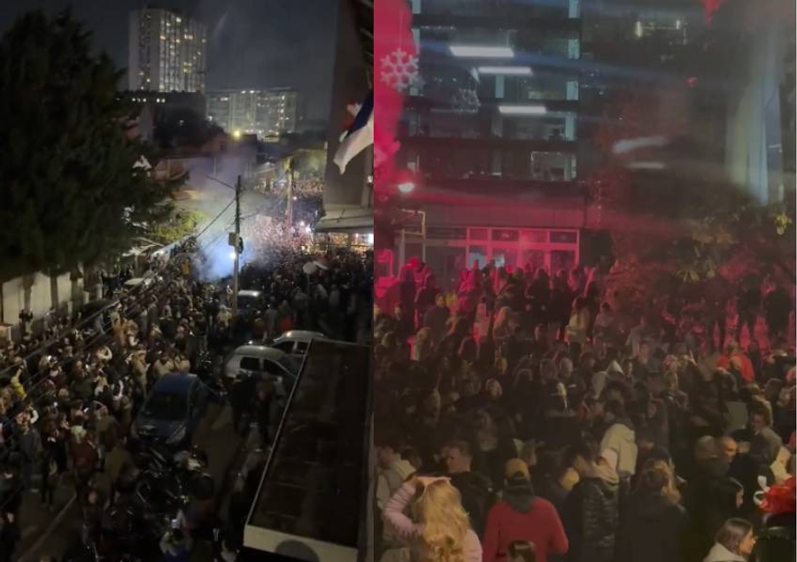 VIDEO  Vuçiç humb përballë  Listës së Studentëve   shpërthen festa nëpër Serbi