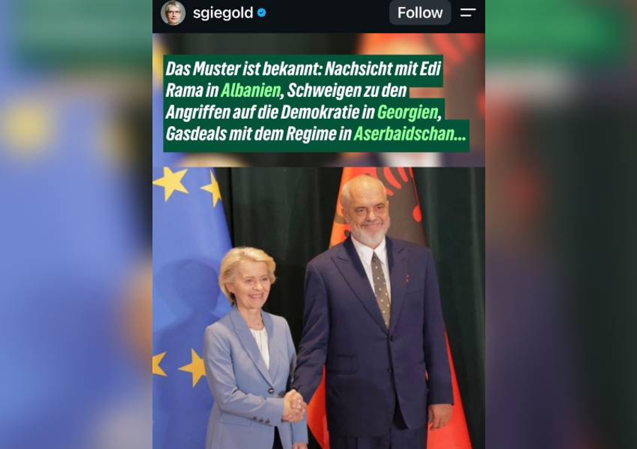 ‘Tolerancë ndaj Edi Ramës në Shqipëri’/ Ish-zyrtari gjerman sulmon Von der Leyen pas rënies së Vuçiçit: Brukseli mbyll sytë…