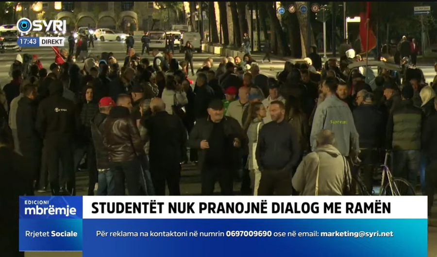 LIVE  Dita e 15 të e revoltës studentore