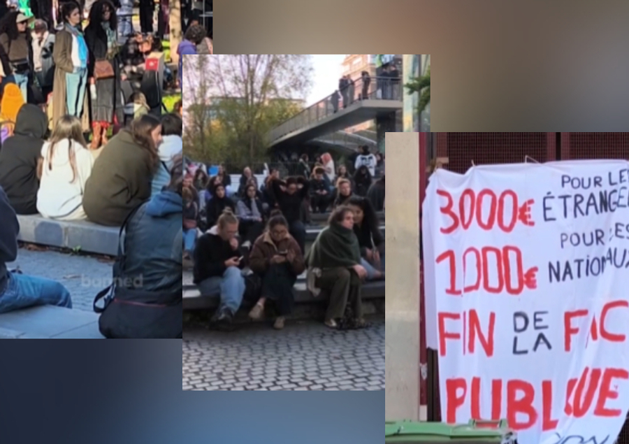 Paris  studentët protestojnë kundër represionit policor pavarësisht ndalimit të marshimit