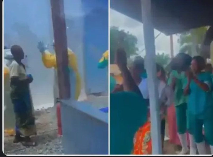 Kongo  mjekët festojnë me këngë dhe valle shërimin e pacientit nga Ebola  Shikoni pamjet