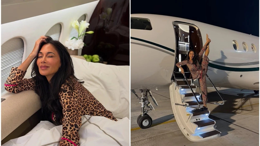 Nicole Scherzinger mahnit me fleksibilitetin  bën sparkatën në aeroplanin privat