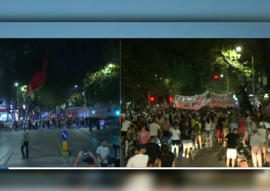 Dita e 102  Mbyllen fjalimet  protestuesit nisin marshimin nëpër Tiranë