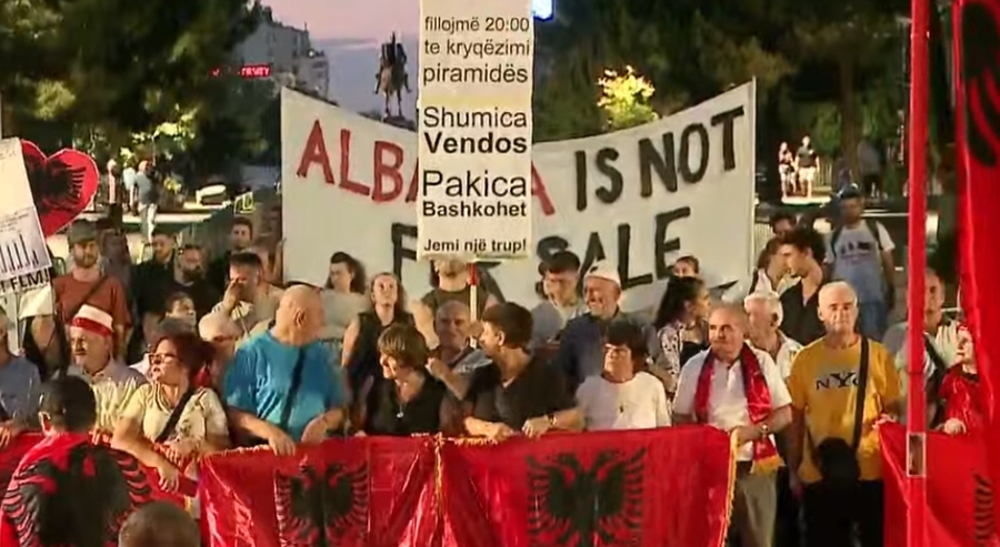 Protesta e 108 të  Nis marshimi drejt Kryeministrisë  protestuesit  Rama jepe dorëheqjen 