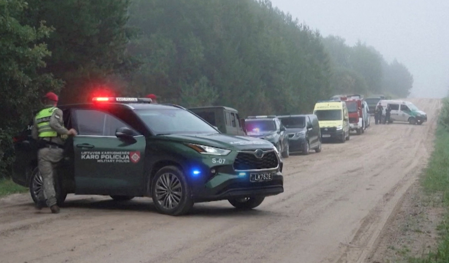 NATO rrëzon dronin në Lituani  ministri i mbrojtjes informon aleatët dhe BE  notë proteste Bjellorusisë