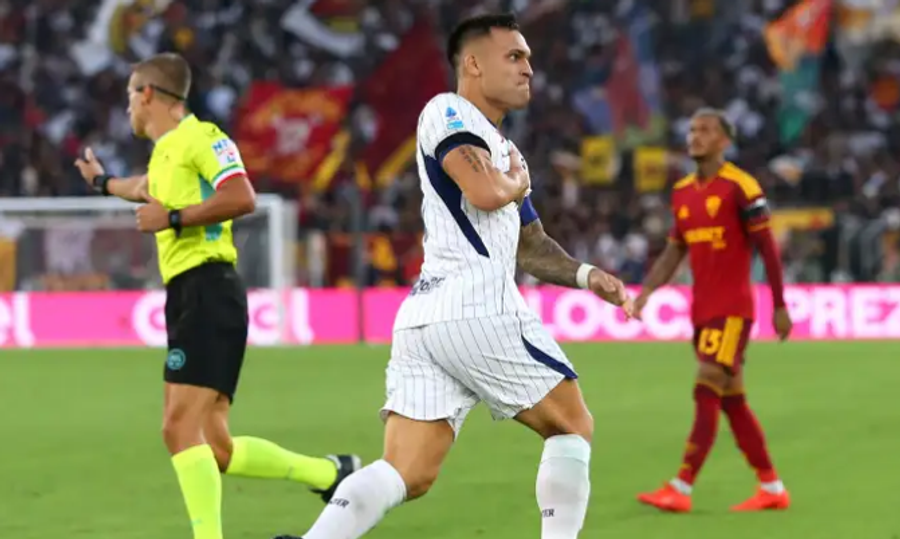 VIDEO  Sërish Lautaro Martinez  Interin kthen baraspeshën në  Olimpico  ndaj Romës