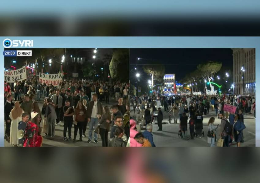  Rama në burg   Protestuesit nisin marshimin pas fjalimeve në protestën e 121 të