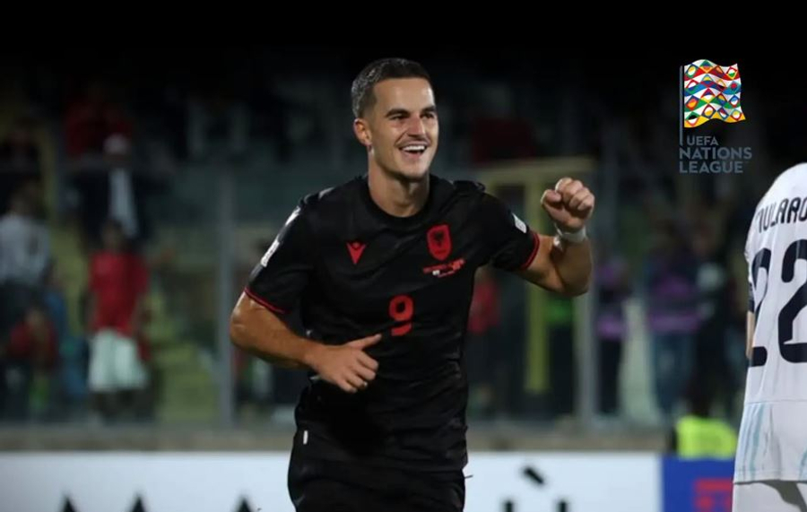 VIDEO  Shqipëria fiton thellë ndaj San Marinos  ngjitet në krye të Grupit 1