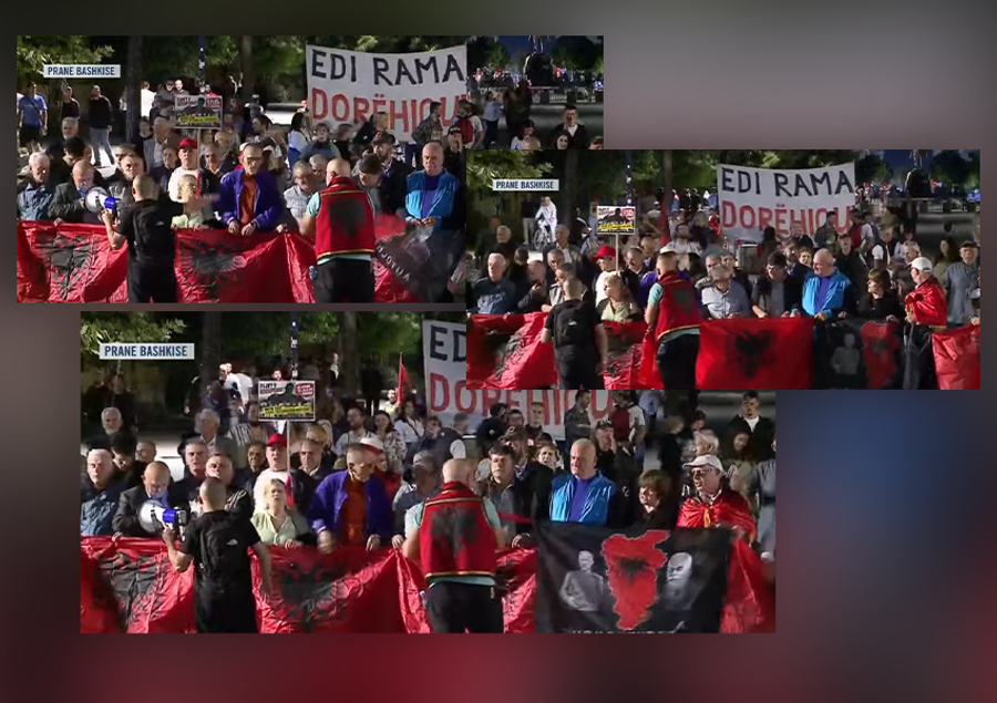‘Qeveri e krimit’/ Protestuesit nisin marshimin drejt Kryeministrisë në ditën e 122-të